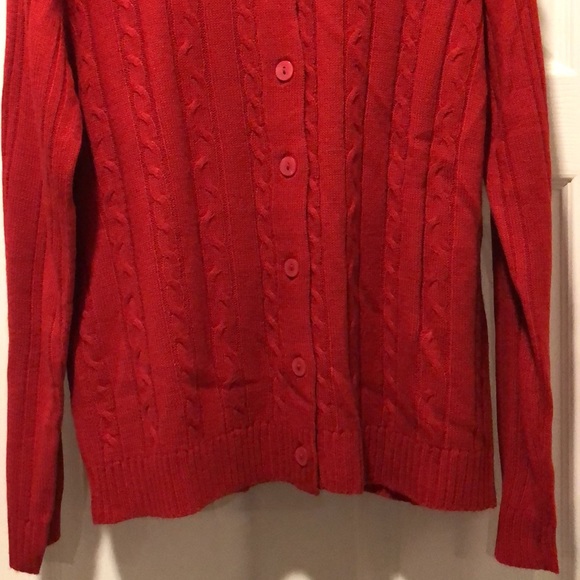 Red Button Up Women’s Turtle Bay Sweater - M - Picture 3 of 6